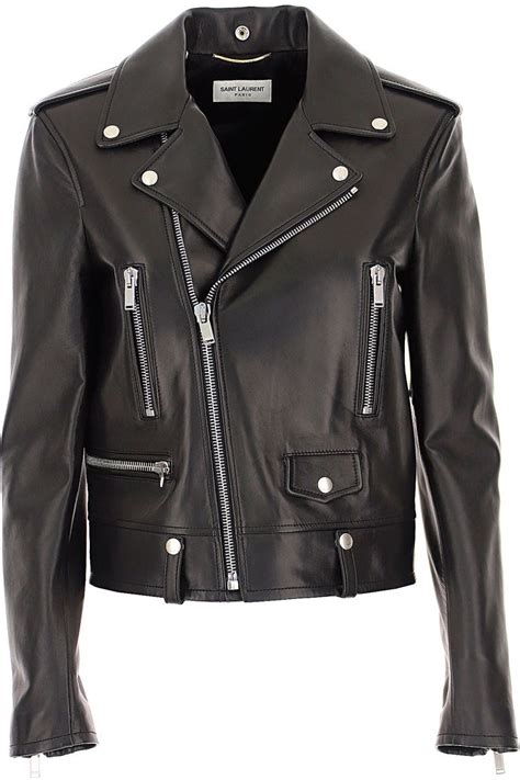 yves saint laurent leather jackets|saint laurent leather jacket women's.